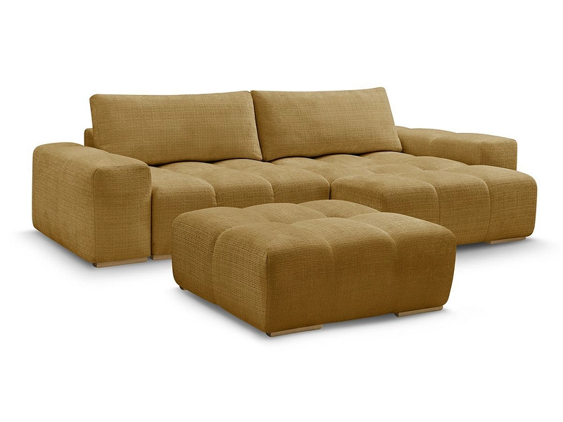 Divano ad angolo con pouf BOBOCHIC ANAKIN Divano ad angolo con pouf BOBOCHIC ANAKIN