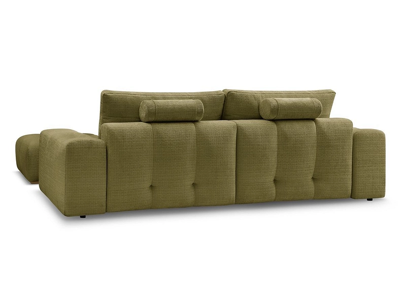 Canapé d'angle avec pouf BOBOCHIC ANAKIN