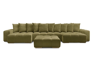 Panorama-Ecksofa mit Hocker BOBOCHIC ANAKIN