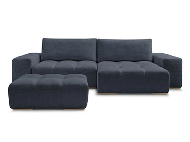 Divano ad angolo con pouf BOBOCHIC ANAKIN