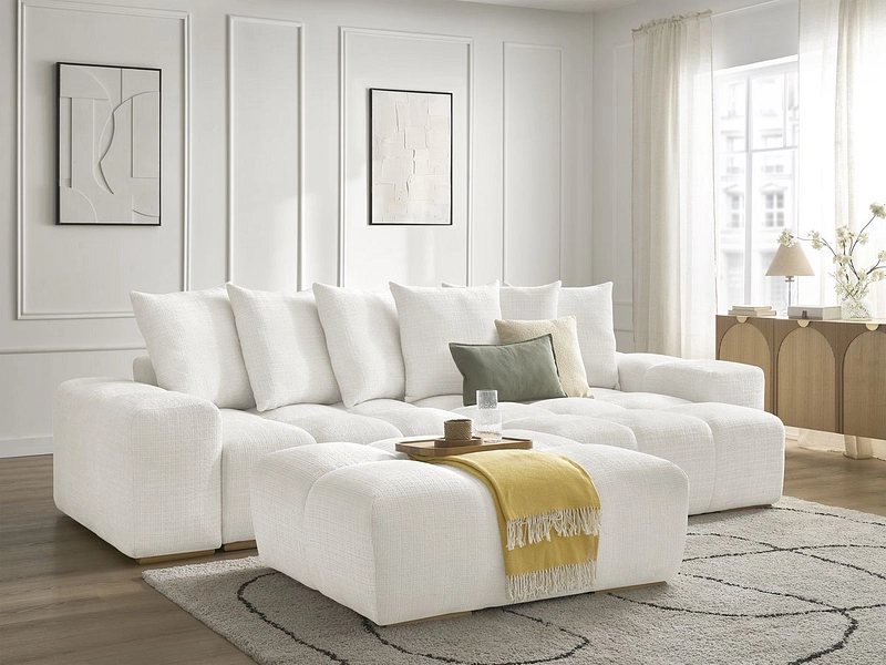 Ecksofa mit Hocker BOBOCHIC ANAKIN Ecksofa mit Hocker BOBOCHIC ANAKIN