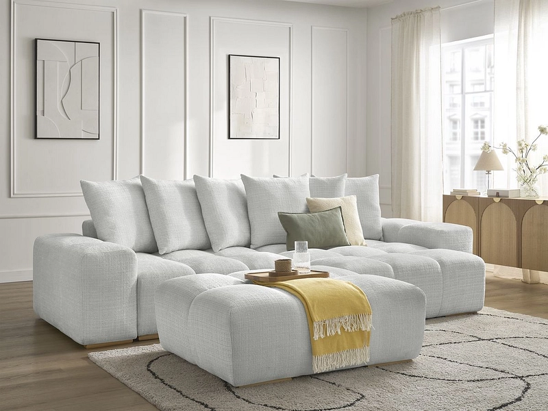 Ecksofa mit Hocker BOBOCHIC ANAKIN Ecksofa mit Hocker BOBOCHIC ANAKIN
