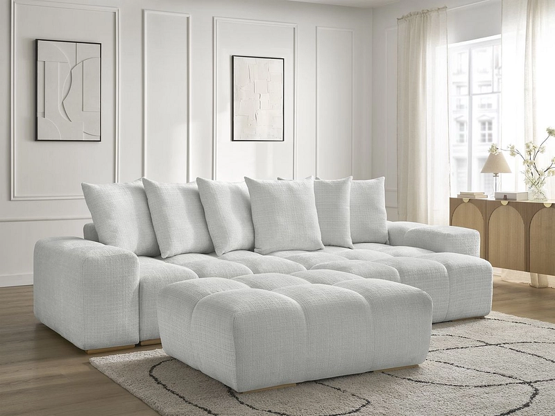 Ecksofa mit Hocker BOBOCHIC ANAKIN Ecksofa mit Hocker BOBOCHIC ANAKIN