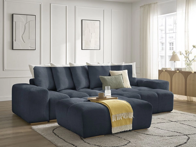 Ecksofa mit Hocker BOBOCHIC ANAKIN Ecksofa mit Hocker BOBOCHIC ANAKIN