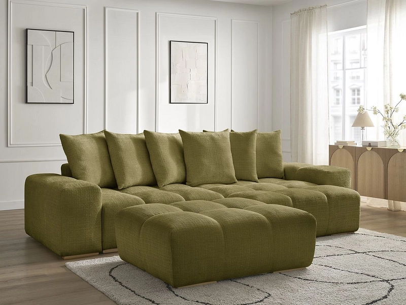 Ecksofa mit Hocker BOBOCHIC ANAKIN Ecksofa mit Hocker BOBOCHIC ANAKIN