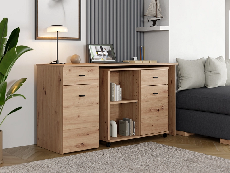 Drehbarer Eckschreibtisch CARDANO