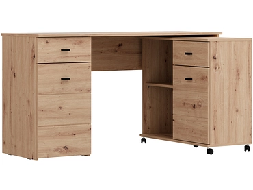 Drehbarer Eckschreibtisch CARDANO