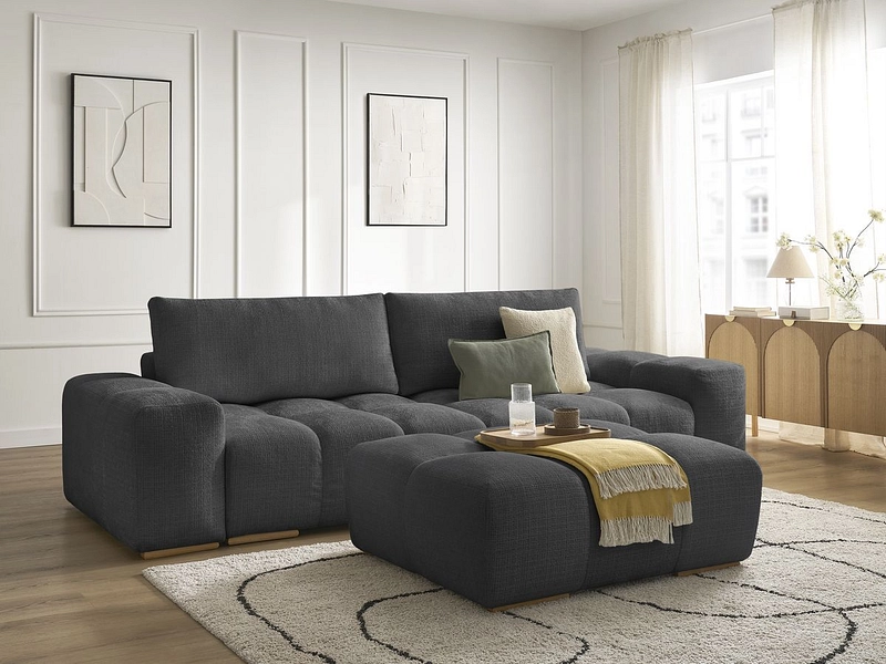 3er Sofa mit Hocker BOBOCHIC ANAKIN 3er Sofa mit Hocker BOBOCHIC ANAKIN