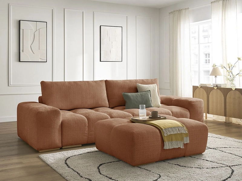 3er Sofa mit Hocker BOBOCHIC ANAKIN 3er Sofa mit Hocker BOBOCHIC ANAKIN