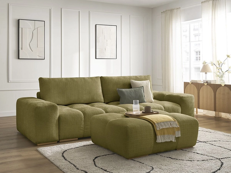 3er Sofa mit Hocker BOBOCHIC ANAKIN 3er Sofa mit Hocker BOBOCHIC ANAKIN