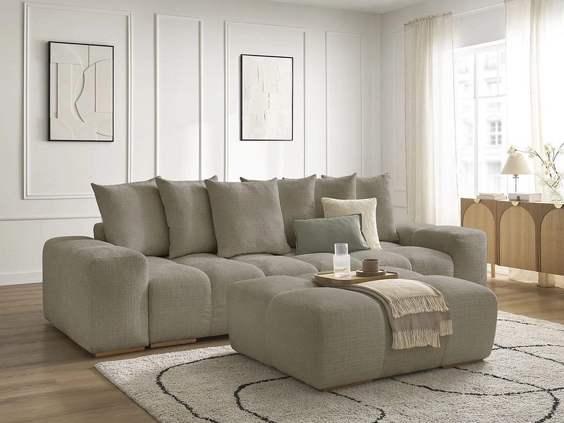 3er Sofa mit Hocker BOBOCHIC ANAKIN 3er Sofa mit Hocker BOBOCHIC ANAKIN