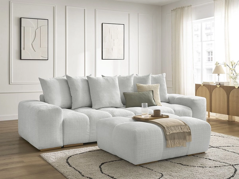 3er Sofa mit Hocker BOBOCHIC ANAKIN