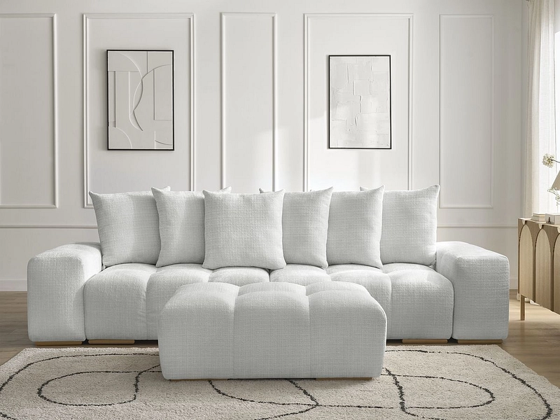 3er Sofa mit Hocker BOBOCHIC ANAKIN