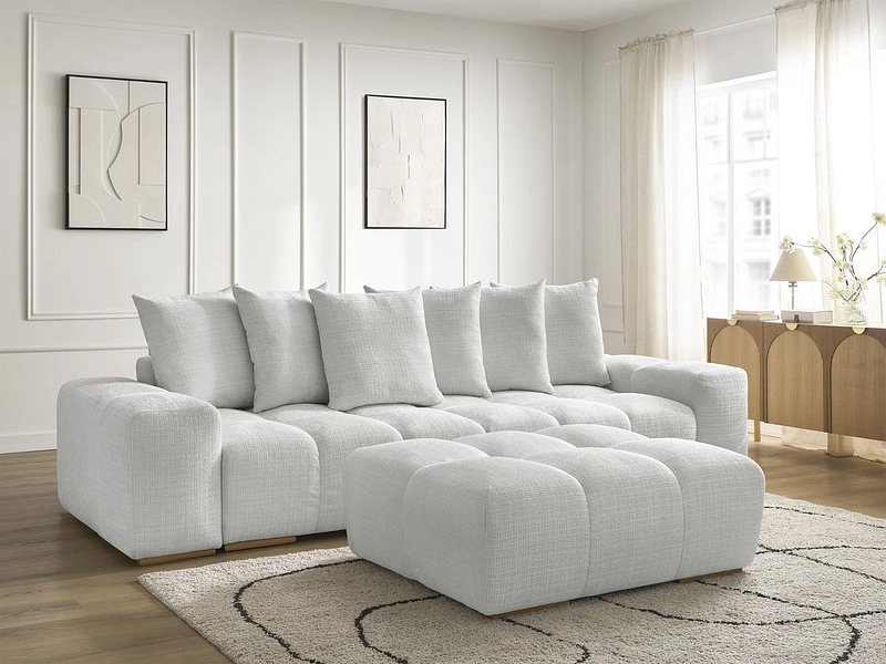 3er Sofa mit Hocker BOBOCHIC ANAKIN
