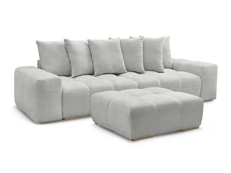 3er Sofa mit Hocker BOBOCHIC ANAKIN