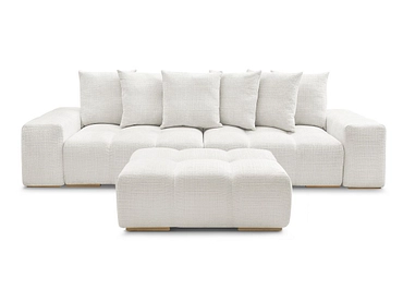 3er Sofa mit Hocker BOBOCHIC ANAKIN