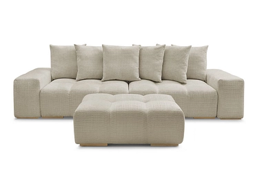3er Sofa mit Hocker BOBOCHIC ANAKIN