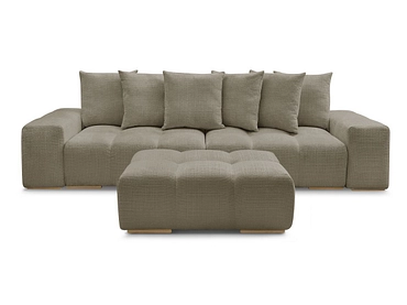 3er Sofa mit Hocker BOBOCHIC ANAKIN