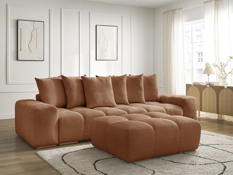 3er Sofa mit Hocker BOBOCHIC ANAKIN 3er Sofa mit Hocker BOBOCHIC ANAKIN