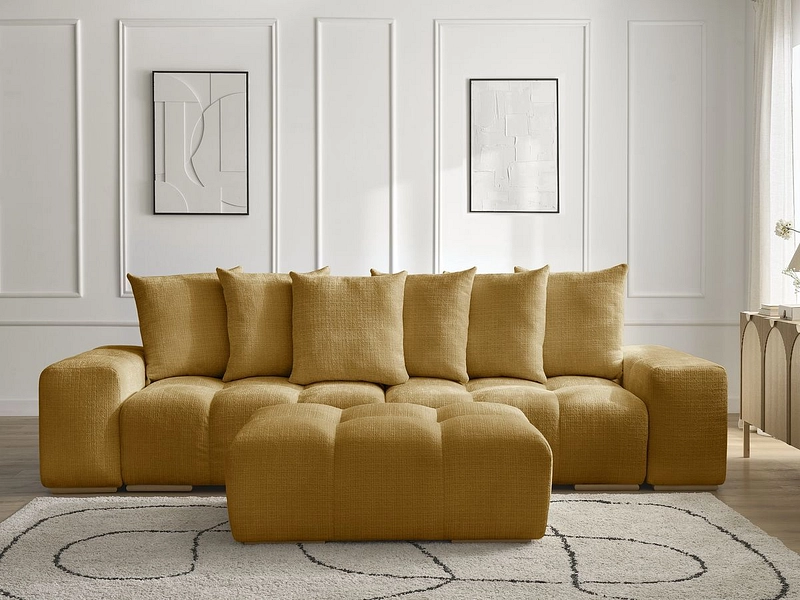 3er Sofa mit Hocker BOBOCHIC ANAKIN