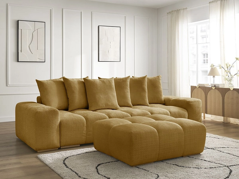 3er Sofa mit Hocker BOBOCHIC ANAKIN