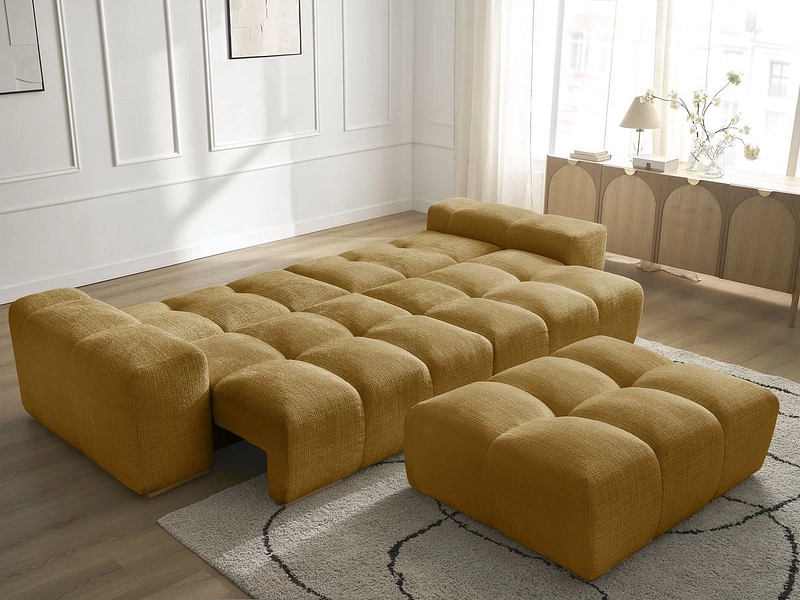3er Sofa mit Hocker BOBOCHIC ANAKIN
