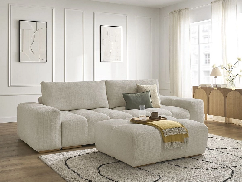 3er Sofa mit Hocker BOBOCHIC ANAKIN