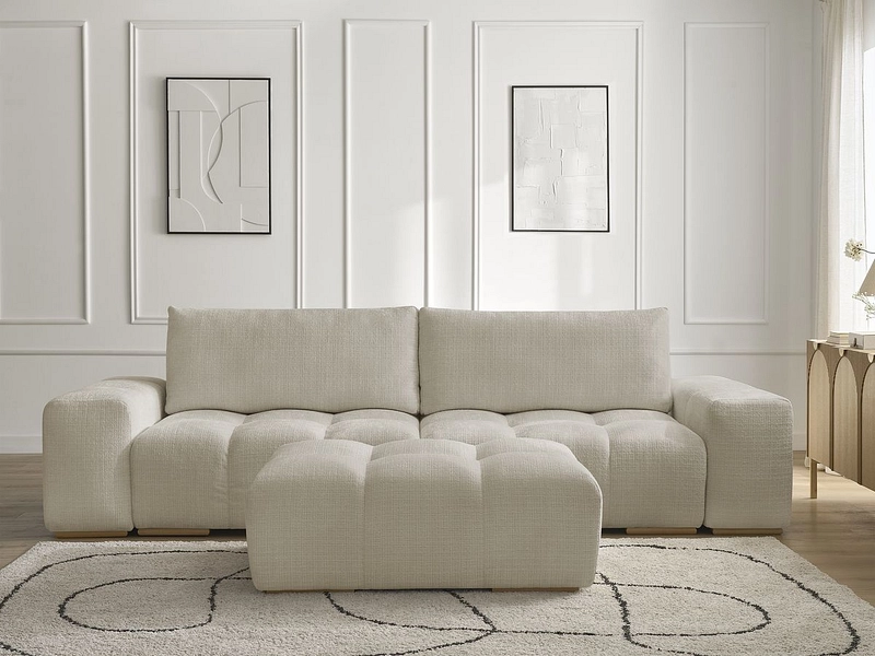 3er Sofa mit Hocker BOBOCHIC ANAKIN