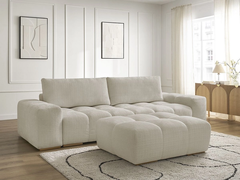 3er Sofa mit Hocker BOBOCHIC ANAKIN