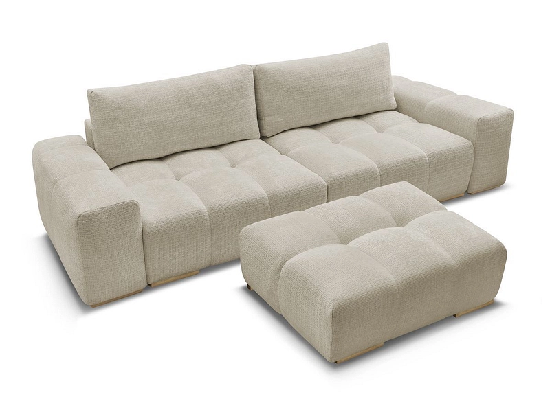 3er Sofa mit Hocker BOBOCHIC ANAKIN