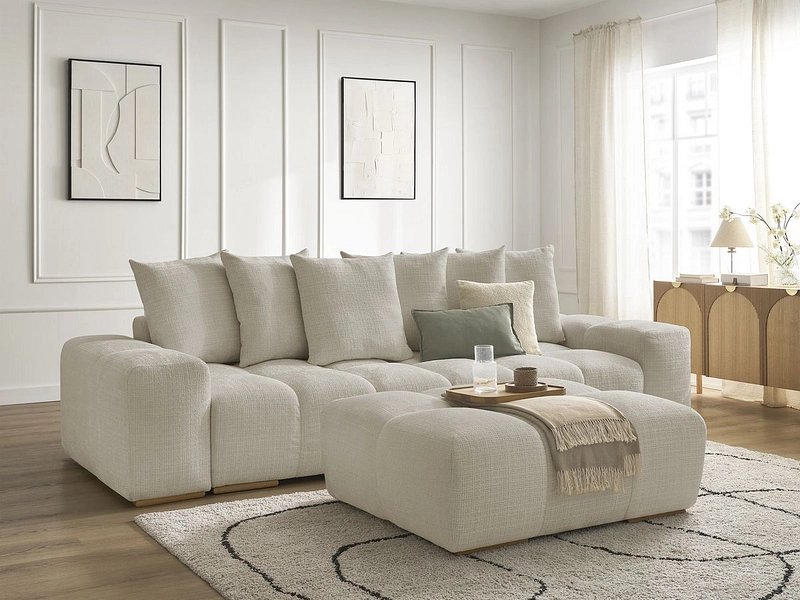 3er Sofa mit Hocker BOBOCHIC ANAKIN 3er Sofa mit Hocker BOBOCHIC ANAKIN