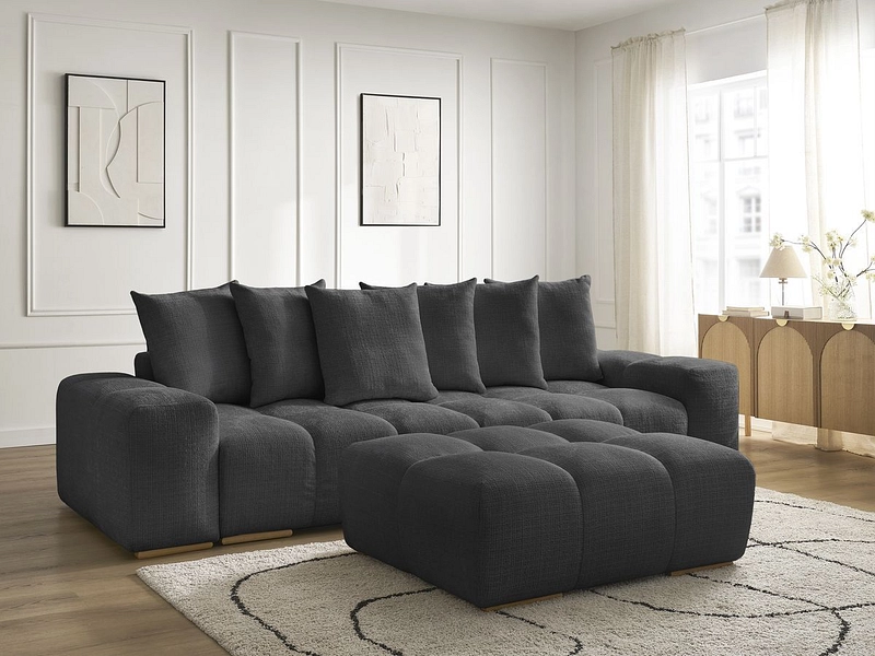 3er Sofa mit Hocker BOBOCHIC ANAKIN 3er Sofa mit Hocker BOBOCHIC ANAKIN