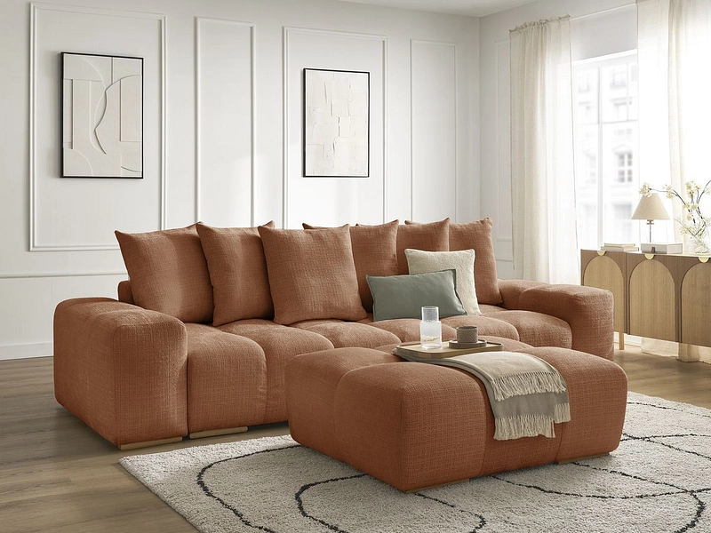 3er Sofa mit Hocker BOBOCHIC ANAKIN 3er Sofa mit Hocker BOBOCHIC ANAKIN