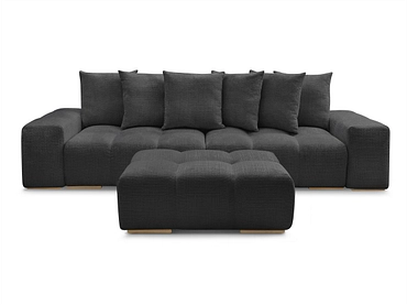 3er Sofa mit Hocker BOBOCHIC ANAKIN