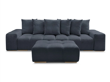 3er Sofa mit Hocker BOBOCHIC ANAKIN