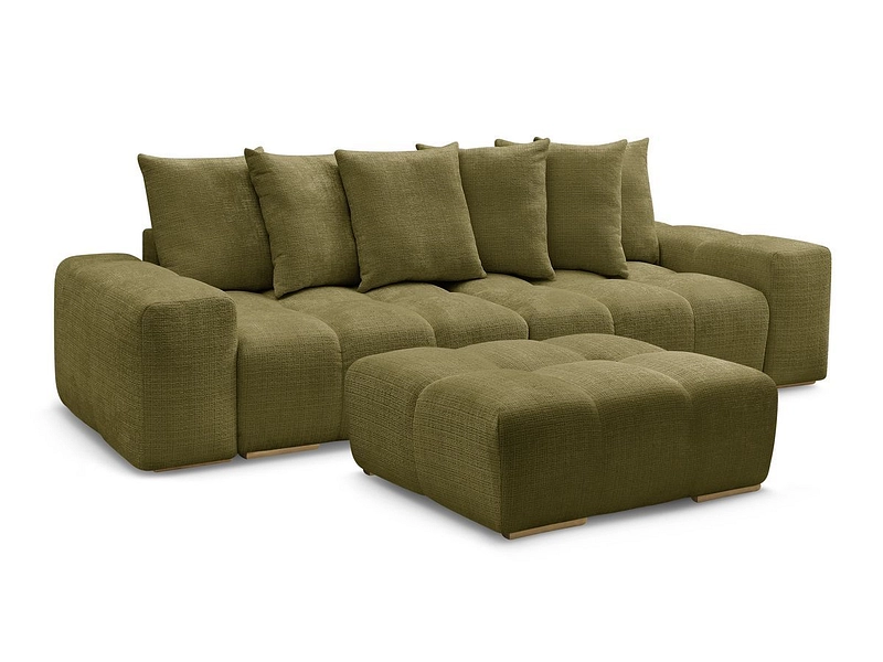 3er Sofa mit Hocker BOBOCHIC ANAKIN