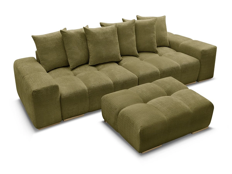 3er Sofa mit Hocker BOBOCHIC ANAKIN