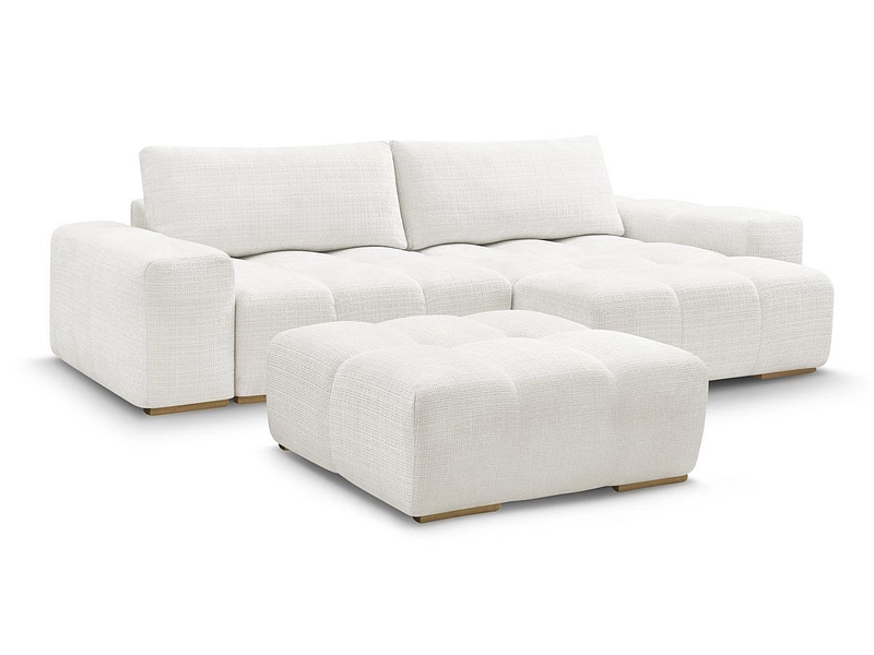 Divano ad angolo con pouf BOBOCHIC ANAKIN Divano ad angolo con pouf BOBOCHIC ANAKIN