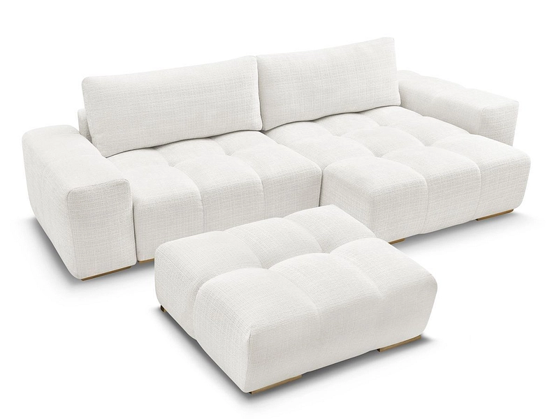 Divano ad angolo con pouf BOBOCHIC ANAKIN Divano ad angolo con pouf BOBOCHIC ANAKIN