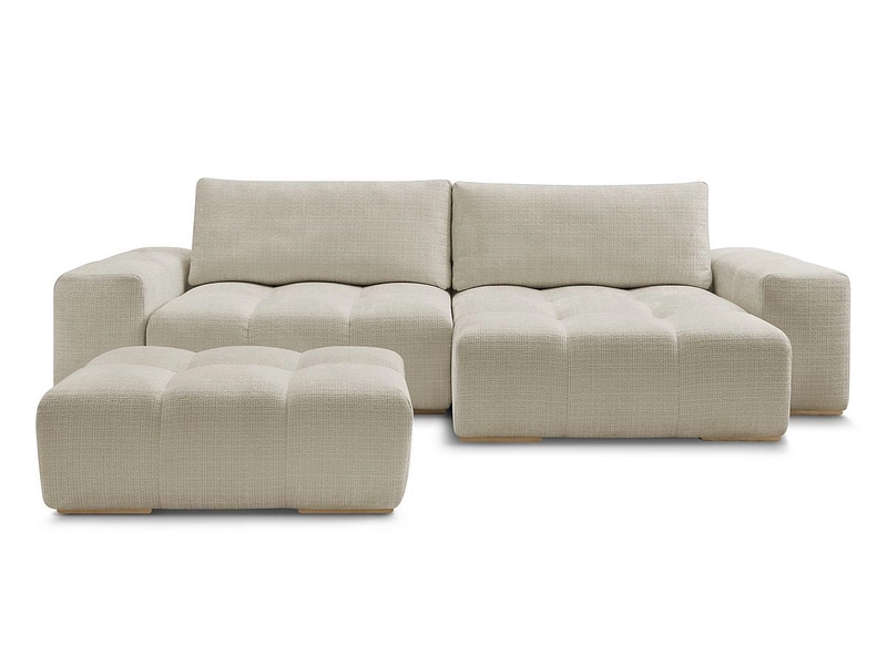 Divano ad angolo con pouf BOBOCHIC ANAKIN Divano ad angolo con pouf BOBOCHIC ANAKIN