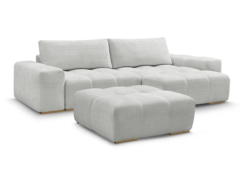 Divano ad angolo con pouf BOBOCHIC ANAKIN Divano ad angolo con pouf BOBOCHIC ANAKIN