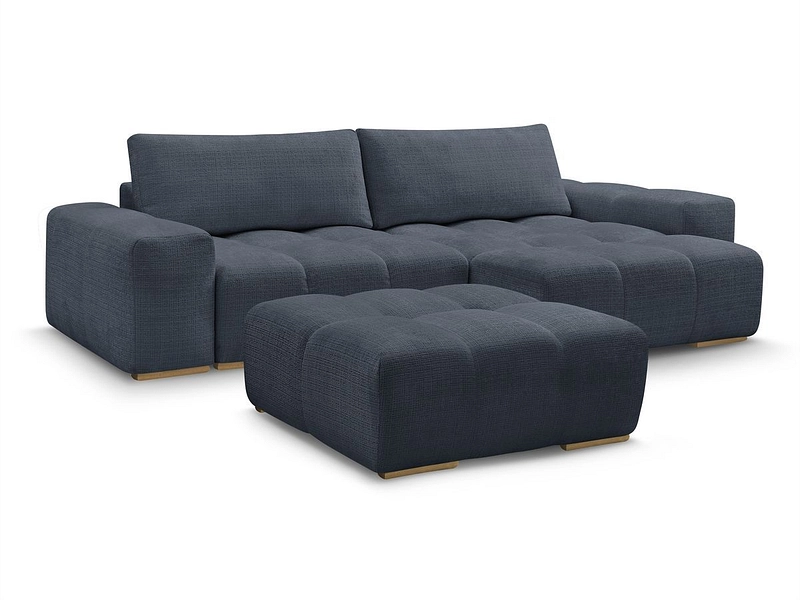 Divano ad angolo con pouf BOBOCHIC ANAKIN Divano ad angolo con pouf BOBOCHIC ANAKIN