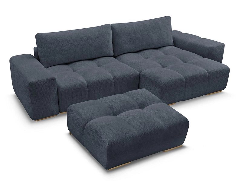 Divano ad angolo con pouf BOBOCHIC ANAKIN Divano ad angolo con pouf BOBOCHIC ANAKIN
