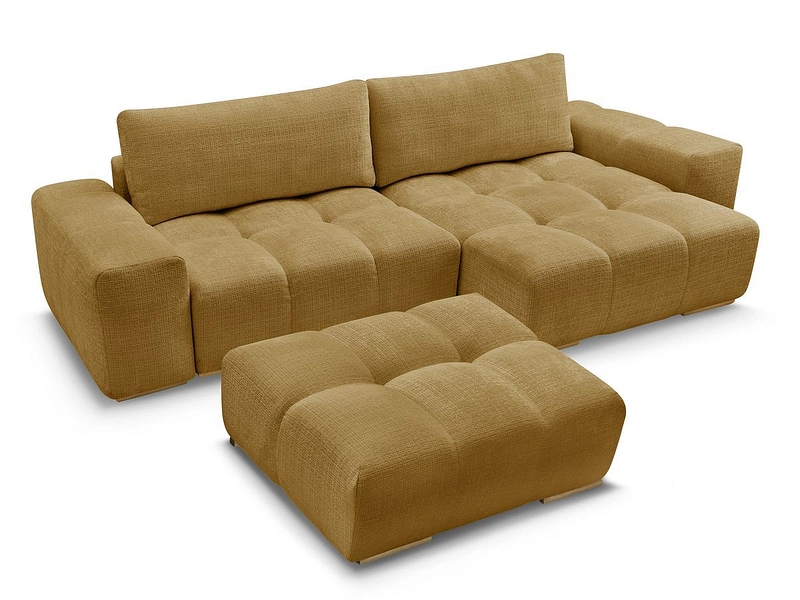 Divano ad angolo con pouf BOBOCHIC ANAKIN Divano ad angolo con pouf BOBOCHIC ANAKIN