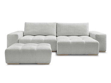 Divano ad angolo con pouf BOBOCHIC ANAKIN