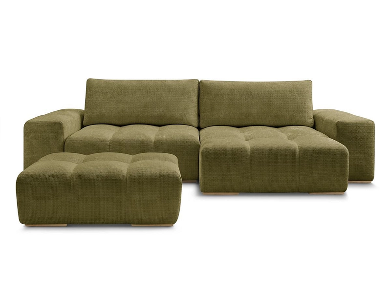 Divano ad angolo con pouf BOBOCHIC ANAKIN Divano ad angolo con pouf BOBOCHIC ANAKIN