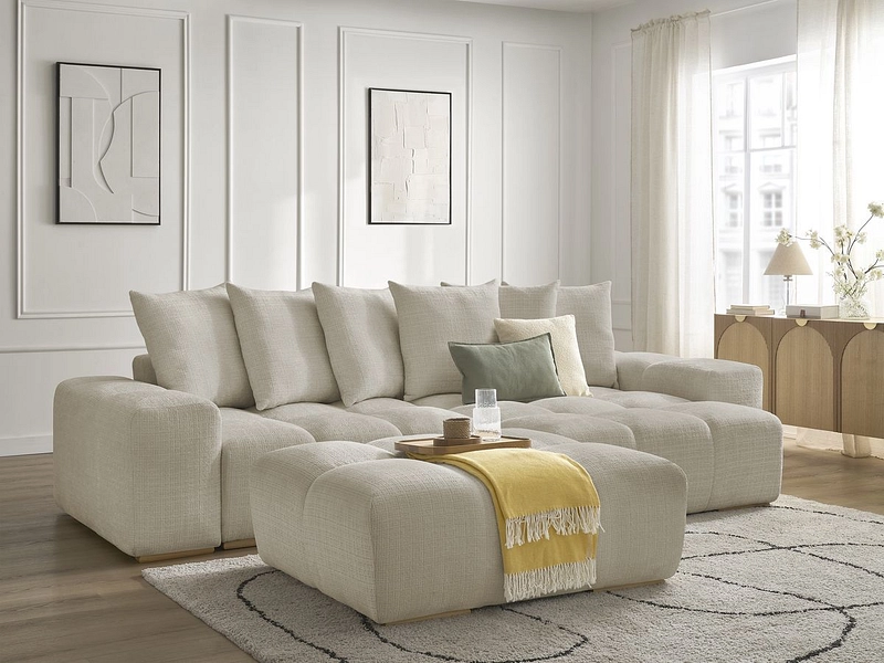 Ecksofa mit Hocker BOBOCHIC ANAKIN Ecksofa mit Hocker BOBOCHIC ANAKIN