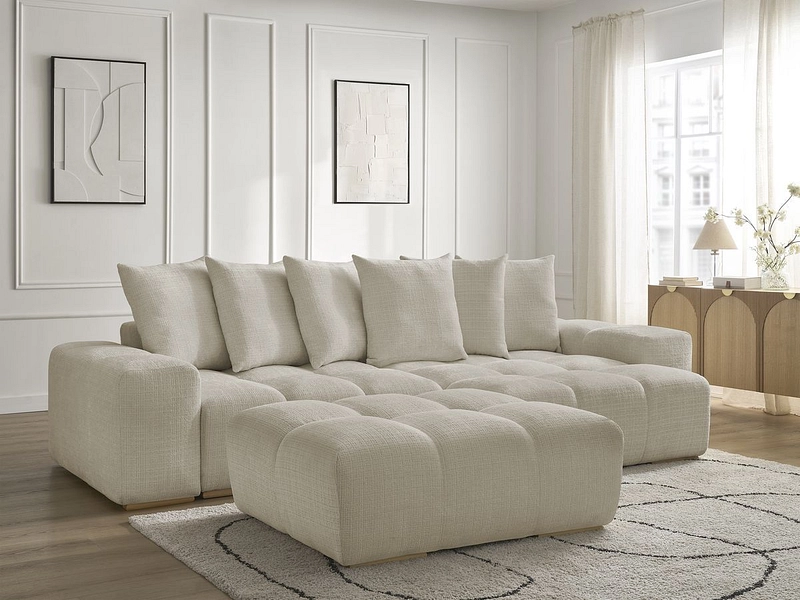 Ecksofa mit Hocker BOBOCHIC ANAKIN Ecksofa mit Hocker BOBOCHIC ANAKIN