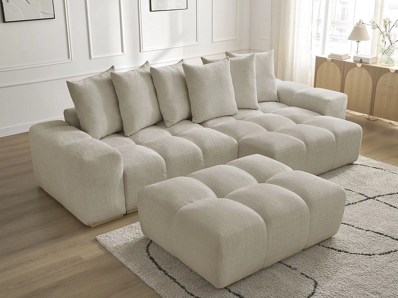 Ecksofa mit Hocker BOBOCHIC ANAKIN Ecksofa mit Hocker BOBOCHIC ANAKIN