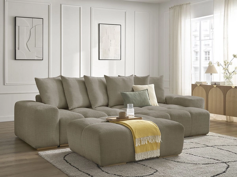 Ecksofa mit Hocker BOBOCHIC ANAKIN Ecksofa mit Hocker BOBOCHIC ANAKIN